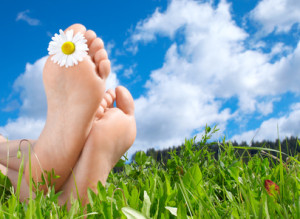 relaxing in the nature
